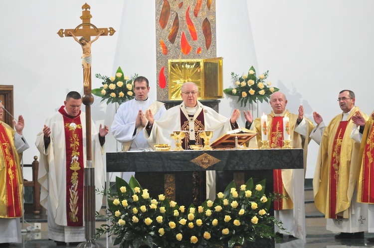 Poświęcenie nowego koscioła w Chełmie