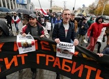 Protest w Mińsku