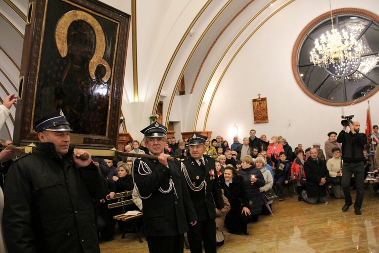 Powitanie w parafii św. Jana Chrzciciela w Mińsku