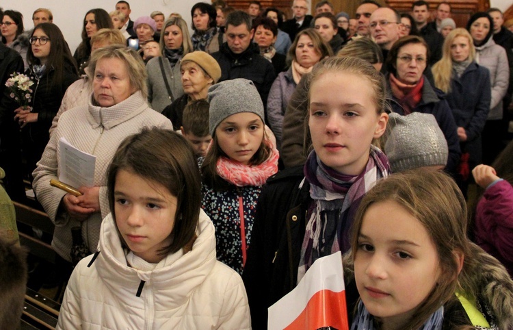 Powitanie w parafii św. Jana Chrzciciela w Mińsku