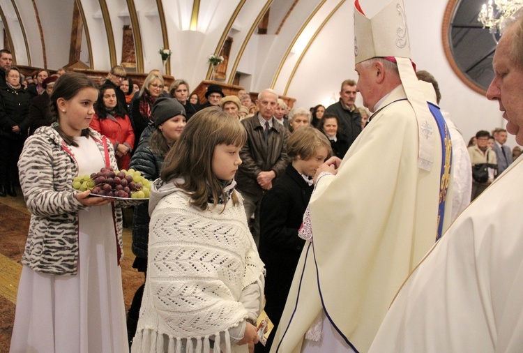 Powitanie w parafii św. Jana Chrzciciela w Mińsku