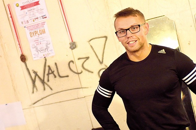 ▲	Ks. Krzysztof Faron ma w sobie ducha walki i uwielbia mierzyć się z wyzwaniami.
