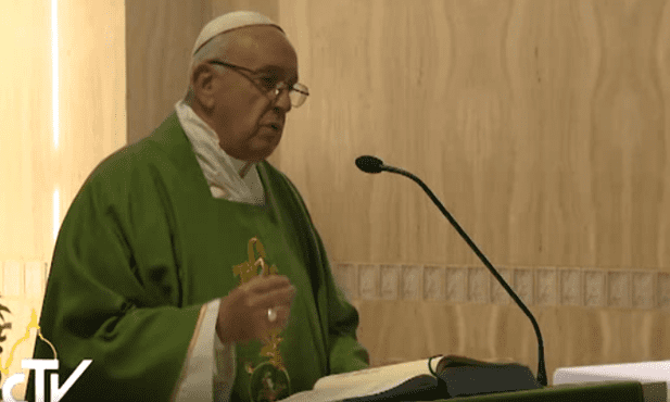 Franciszek: bycie chrześcijaninem to nieustanne zmaganie