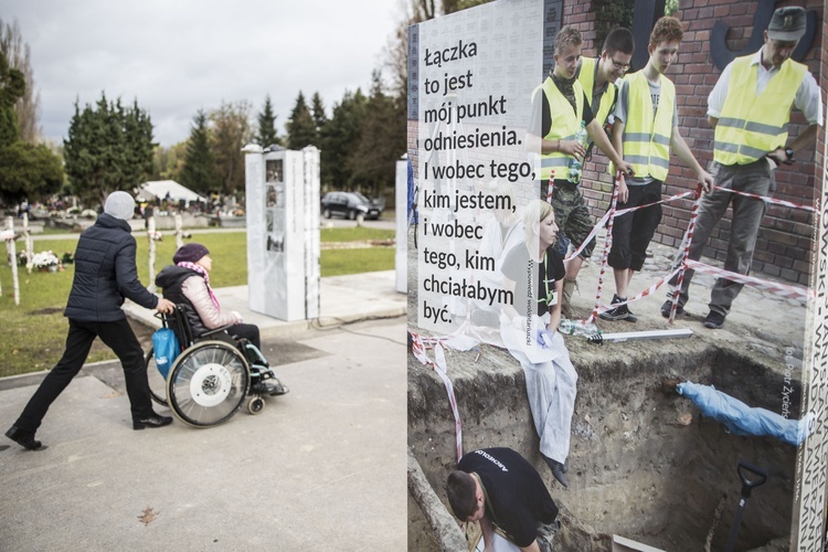 Ekshumacje na Łączce. Wystawa