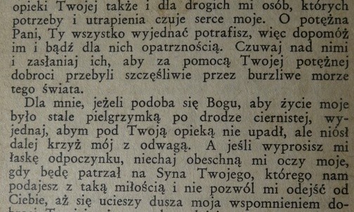 Modlitwa w utrapieniu