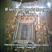 Okładka książki, która opisuję pielgrzymkę biskupa świdnickiego  do Guadalupe.