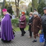 Nabożeństwo na cmentarzu Centralnym w Gliwicach