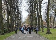 Nabożeństwo na cmentarzu Centralnym w Gliwicach