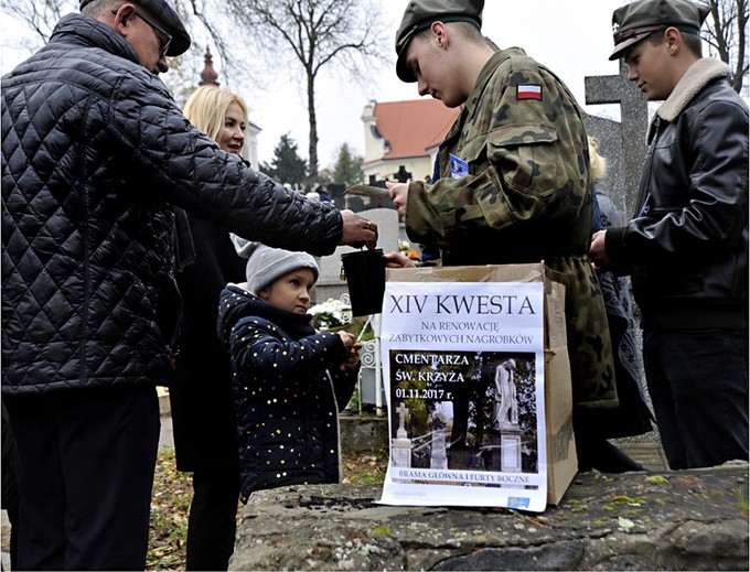 Zbiórka publiczna trwała przez cały dzień Wszystkich Świętych