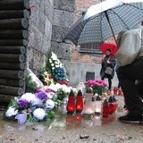Msza św. w byłym KL Auschwitz