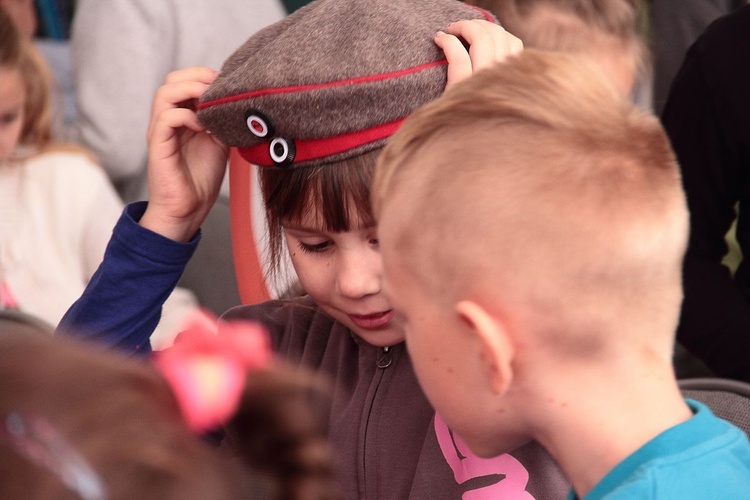 Lekcja historyczna w SP w Postominie