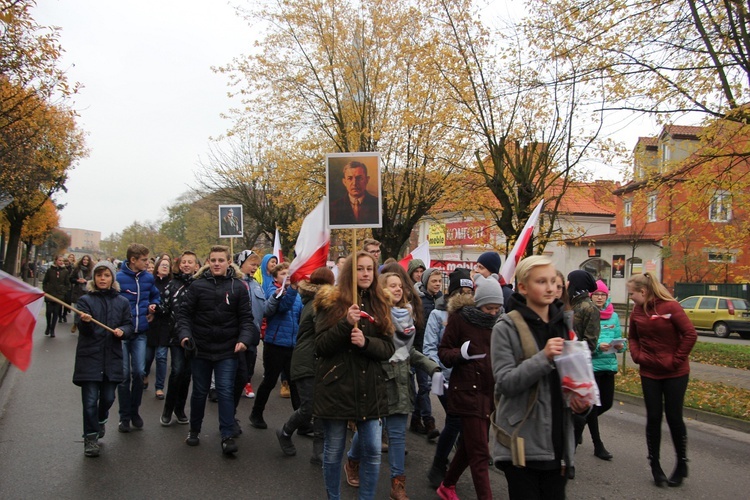 Marsz patriotyczny w Łowiczu