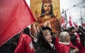 Tysiące flag pod hasłem "My chcemy Boga" 