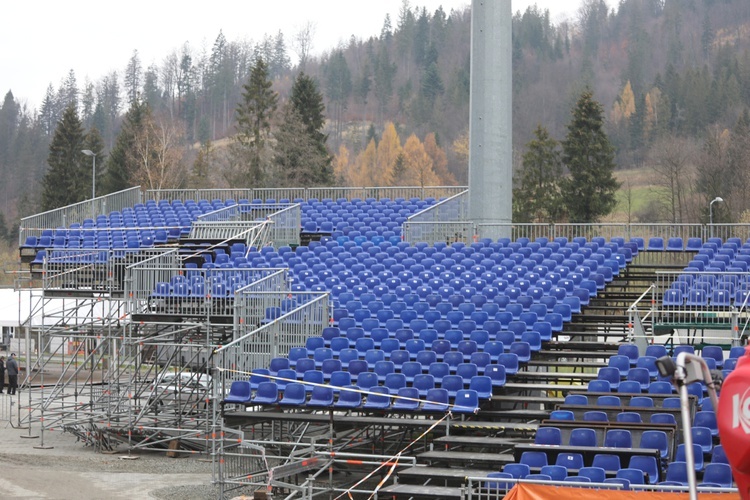 Skocznia im. A. Małysza w Wiśle przed inauguracją PŚ 2017