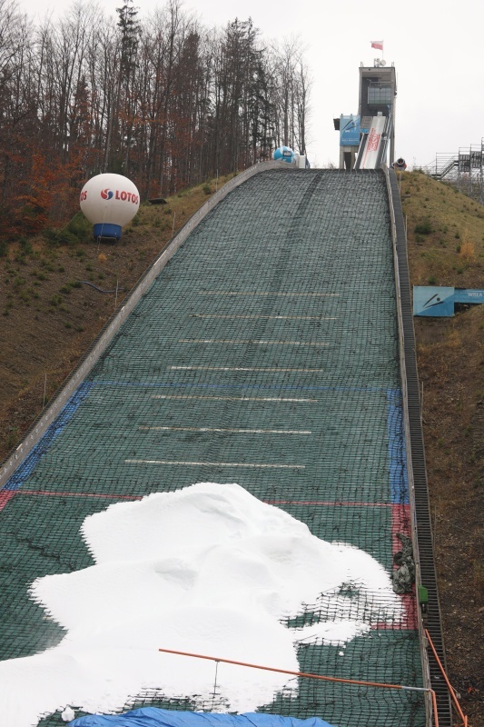 Skocznia im. A. Małysza w Wiśle przed inauguracją PŚ 2017