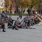 Widowisko batalistyczne "Za Polskę" w centrum Wrocławia