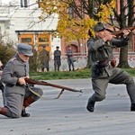 Widowisko batalistyczne "Za Polskę" w centrum Wrocławia