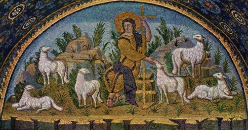 Dobry pasterz - mozaika