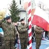 ▲	Uroczystości odbyły się zgodnie z wojskowym ceremoniałem. Zadbali o to żołnierze 4. Zielonogórskiego Pułku Przeciwlotniczego.