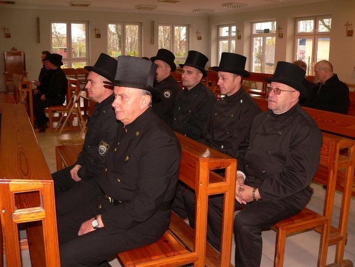 Poświęcenie sztandaru kominiarzy