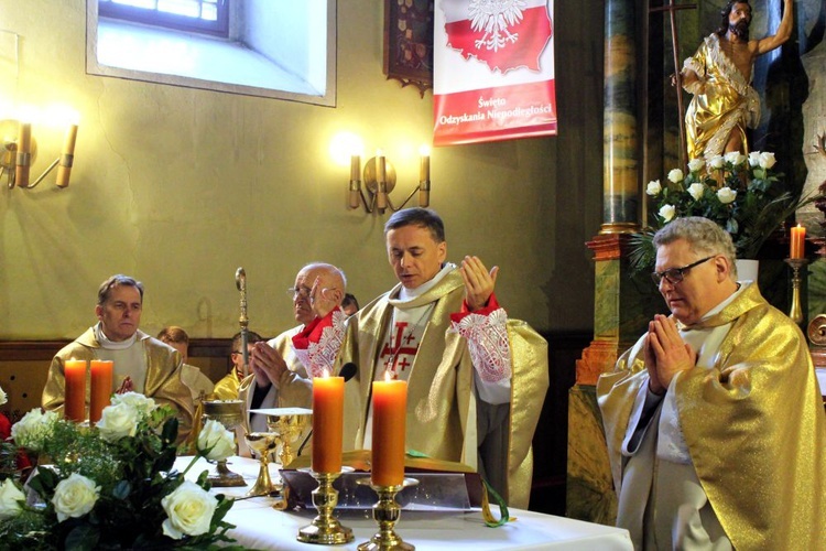 Poświęcenie figury w Dziećmorowicach