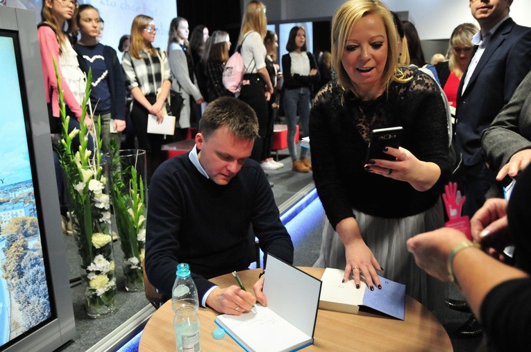 Szymon Hołownia w Puławach