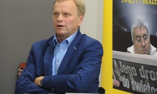 Jan Grzegorczyk w cieszyńskiej bibliotece
