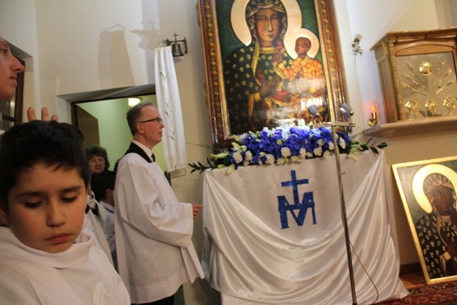 Pożegnanie Maryi w Otwocku 