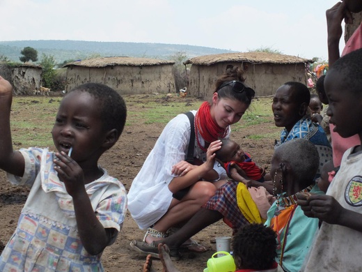 Ewa Chojnowska-Lesiak w Afryce