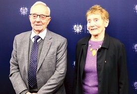 Prof. Hélène Langevin-Joliot i prof. Pierre Joliot.