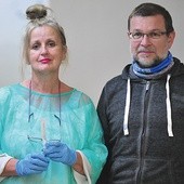 Małgorzata Sławińska i Andrzej Pierzchała w PKD w Lublinie.