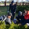 Sadzenie żonkilowych sadzonek z udziami ZS im. L. Bergerowej