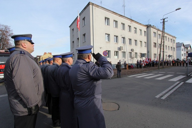 Odsłonięcie tablicy pamiątkowej w Łowiczu