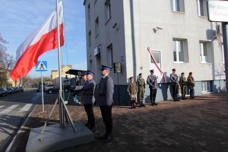 Odsłonięcie tablicy pamiątkowej w Łowiczu