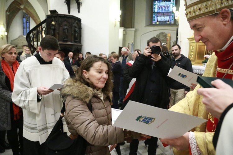 Wręczenie medali "Dei Regno Servire"