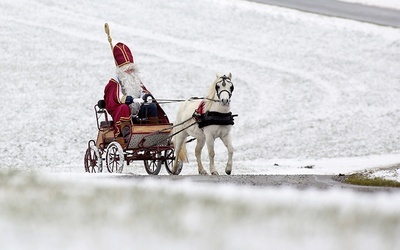 Święty biskup Mikołaj w drodze.
1.12.2017 Niemcy