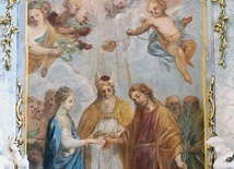 Zaślubiny Józefa z Maryją.