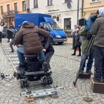 Na planie filmowym "Ojca Mateusza"