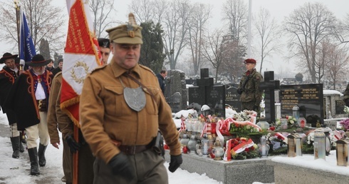 Uroczystości nad grobem "Bartka"