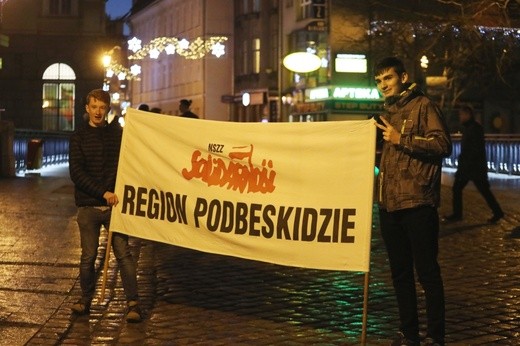 Gra miejska na rocznicę stanu wojennego w Bielsku-Białej