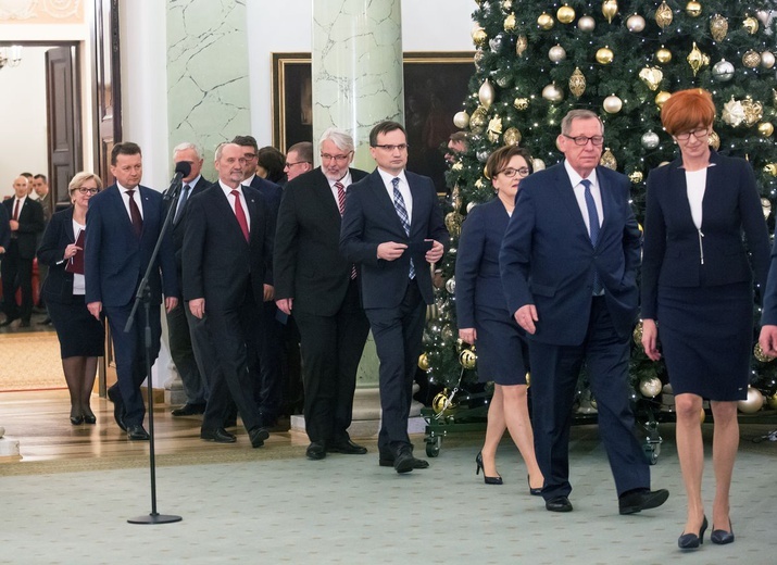 Zaprzysiężenie rządu premiera Mateusza Morawieckiego