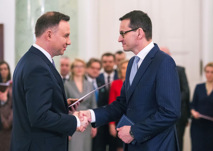 Zaprzysiężenie rządu premiera Mateusza Morawieckiego