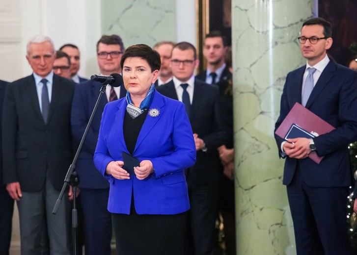 Zaprzysiężenie rządu premiera Mateusza Morawieckiego