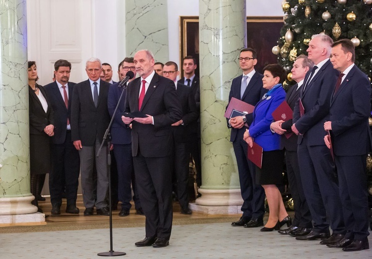 Zaprzysiężenie rządu premiera Mateusza Morawieckiego