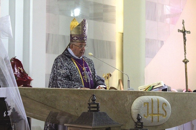 Bp Roman Marcinkowski modlił się o pokój i za prześladowanych chrześcijan.