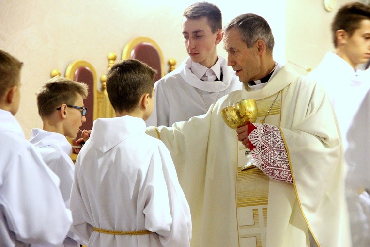 Błogosławieństwo lektorów w Tymbarku