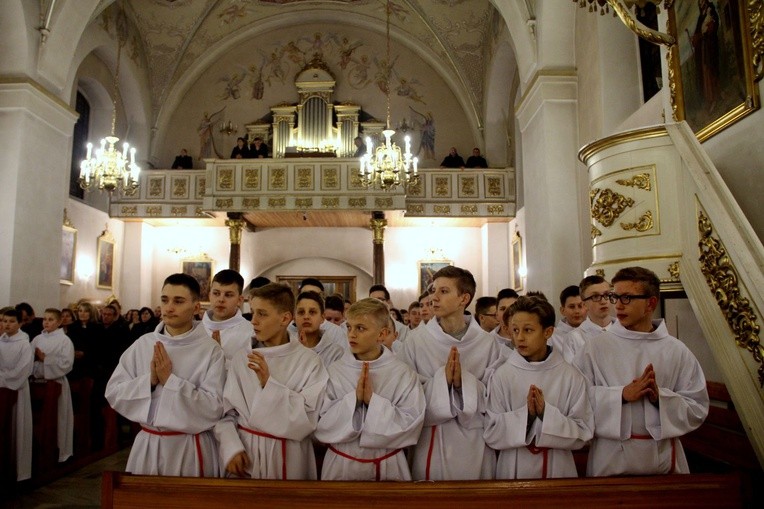 Błogosławieństwo lektorów w Tymbarku