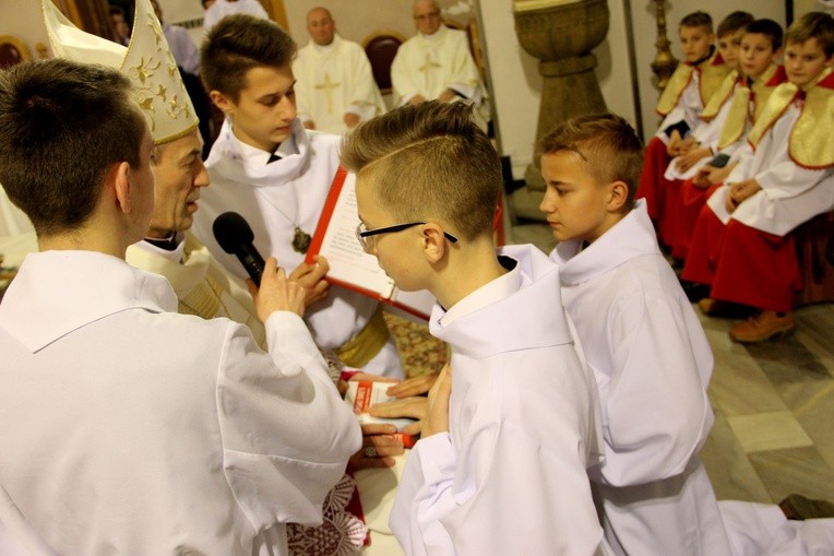 Błogosławieństwo lektorów w Tymbarku