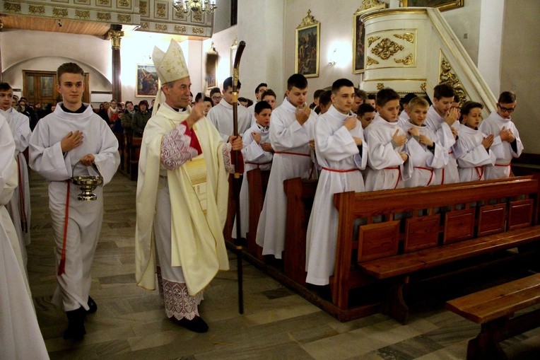 Błogosławieństwo lektorów w Tymbarku