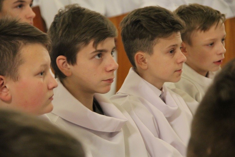 Błogosławieństwo lektorów w Tymbarku